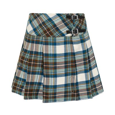 Tartanista Blue Bonnet Tartan Mini Kilt Skirt US 8