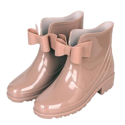 ZYJGXYgzq Rubber Boots,Garden Rain Boots, Women's Rain Boots Platform Butterfly Rain Boots Waterproof Women's Shoes(Size:7.5)