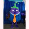 Performance Eggplant Daddy Mascot Costume Halloween Christmas Fancy Party Dress Vegetable Cartoon Character Suit Unisex Adults Outfit