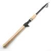 1 Piece Model YG028 1.8m 2.1m 2.4m 2.7m Spinning Fishing Rod M Power Hard Telescopic Carbon Fiber Travel Pole Wooden Handle(Size:Casting Rod_1.8 m) view 2