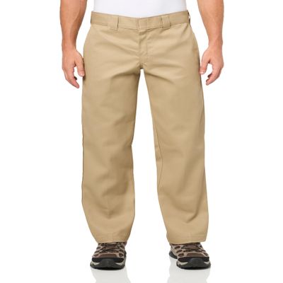 Dickies 873 Slim Fit Work Pants, Khaki, 33 32