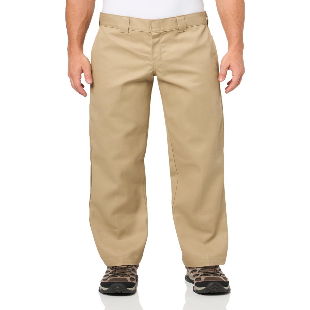 Dickies 873 Slim Fit Work Pants, Khaki, 33 32