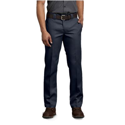 Dickies 873 Slim Fit Work Pants, Dark Navy, 29 30