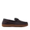 Dearfoams Men's Pierce Microsuede Moc with Tie, Pavement, 13-14 view 4