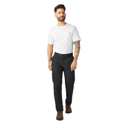 Dickies Flex Regular Fit Cargo Pants, Black, 38 34