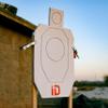 ID IDPA Silhouette | Self-Healing Infinity Target - Competition Style Reuasble Rubber Target Lasts for Thousands of Rounds, Reactive Hits, Weather Proof, No Ricochet, Up to .50 BMG view 3