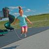 Fun Express Nylon Jump Ropes with Red Handles 7 Ft - 6 Pieces view 3