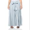 Angie Women's Tie Waist Tiered Wide Leg Pants view 1