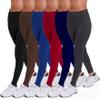 Active Club 6-Pack Fleece Lined Leggings for Women Tummy Control, High-Waisted Women Legging Wide Waistband and Fleece Lining(Bright 2X/3X) view 1