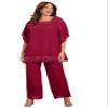 Catherines Women's Plus Size Embellished Poncho - 4X/5X, Rich Burgundy view 1
