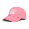 NineFit Basics Lake Life Baseball Hat in Pink - Matching Summer Hats - Bachelorette, Olive Green view 2