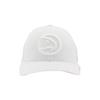 Atlanta Hawks NBA Officially Licensed Adjustable Snapback Hat Dakota Echo White view 2