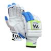 Whitedot Falcon 1.0 White White Cricket Batting Gloves - for Professional Players - Youth Right Hand view 1