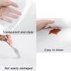 Wipeable PVC Waterproof Table Protector 0.06 Inches,Transparent Non Slip Writing Mat,Waterproof Laptop Pad,Easy Clean,for Home,Office,Children's Painting Table,31''x47'',62''x78'',70''x70''(Size:27'' view 2