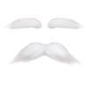 Honcloud Cosplay Mustache and Eyebrow Set (White) view 1