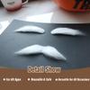 Honcloud Cosplay Mustache and Eyebrow Set (White) view 3