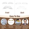 Honcloud Cosplay Mustache and Eyebrow Set (White) view 4
