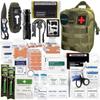 OBEGA 250 Pieces Survival First Aid Kit Emergency, for Outdoor Activities, Camping, Hiking, Fishing, Hunting, Military-Style Kit, Trauma Bag, Adventure Essentials view 1