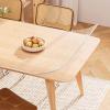 Wipeable PVC Waterproof Table Protector 0.06 Inches,Transparent Non Slip Writing Mat,Waterproof Laptop Pad,Easy Clean,for Home,Office,Children's Painting Table,31''x47'',62''x78'',70''x70''(Size:27'' view 1
