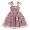 ABEWIP Toddler Baby Girls Tutu Dress Summer Sleeveless Princess Birthday Dresses Sequin Ruffle Tulle Sundress Brown 12-18M view 1