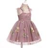 ABEWIP Toddler Baby Girls Tutu Dress Summer Sleeveless Princess Birthday Dresses Sequin Ruffle Tulle Sundress Brown 12-18M view 2