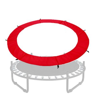 SUOGROLI Round Trampoline Cover Replacement Trampoline Accessories 6ft-16ft Resistant All-Weather Trampoline Safety Pad,15FT,Red