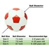 AYANICA Soccer Ball Size 3 4 5 Practice Training Gift Boys Girls Come with Pump and Needle view 2