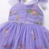 ABEWIP Toddler Baby Girls Tutu Dress Summer Sleeveless Princess Birthday Dresses Sequin Ruffle Tulle Sundress Purple 18-24M view 3