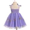 ABEWIP Toddler Baby Girls Tutu Dress Summer Sleeveless Princess Birthday Dresses Sequin Ruffle Tulle Sundress Purple 18-24M view 4