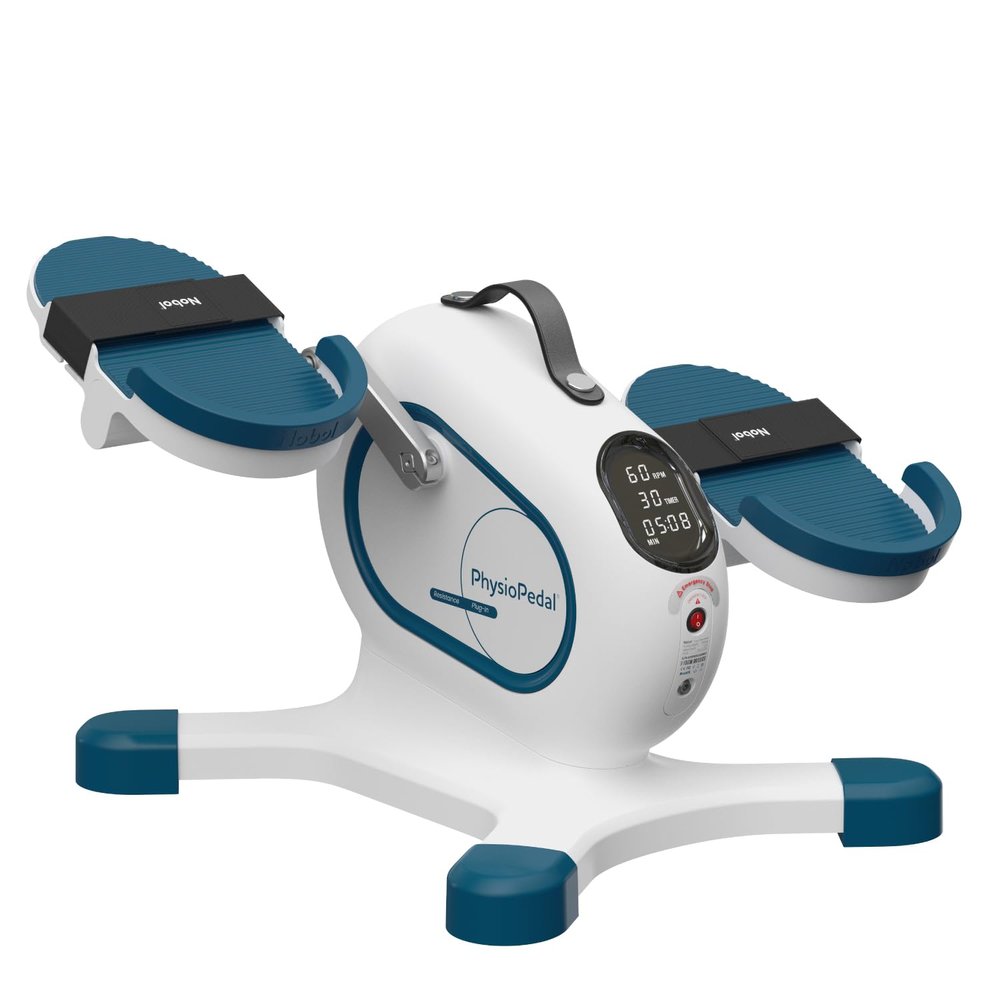 PhysioPedal Arm & Leg Pedal Exerciser Dual Mode Pedals with 8 Speeds & 8 Resistance Levels, LED Display & Magnetic Remote Low-Impact Exercise for Joint Mobility, Circulation & Active Recovery