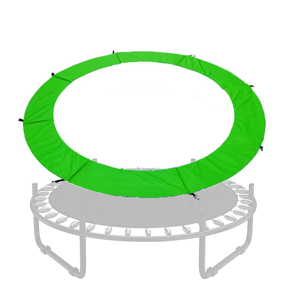 SUOGROLI Round Trampoline Cover Replacement Trampoline Accessories 6ft-16ft Resistant All-Weather Trampoline Safety Pad,10FT,Green
