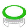 SUOGROLI Round Trampoline Cover Replacement Trampoline Accessories 6ft-16ft Resistant All-Weather Trampoline Safety Pad,10FT,Green view 1