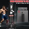Punching Bag for Adults, 71" Boxing Bag with Stand and Fixed Rope,Free Standing Freestanding Punch Bag with Gloves and Pump, Inflatable Heavy Boxing Bag Set for Adults Teens Men Youth at Home Outdoor view 3
