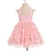 ABEWIP Toddler Baby Girls Tutu Dress Summer Sleeveless Princess Birthday Dresses Sequin Ruffle Tulle Sundress Light Pink 6-12M view 4