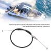 Alomejor Outboard Motor Throttle Cable 2 Stroke 40HP Boat Engine Accessory Stable Control Made from Rubber and Steel Materials for Boating Enthusiasts, Alomejorx7i0e5t6of view 3