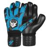 Soccer Goalkeeper Gloves Extreme Strong Control and Grip with Finger Protection High Performance Pro-Level Goalie Glove Anti-Slip Latex Palm Breathable comfortable for Kids Youth Adult (Blue, 6) view 1