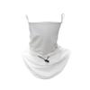 Cooling Balaclava Face Mask for Men Women, Sun UV Protection Neck Gaiter, Face Cover Breathable Motorcycle Fishing Hood Scarf (White) view 2