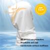 Cooling Balaclava Face Mask for Men Women, Sun UV Protection Neck Gaiter, Face Cover Breathable Motorcycle Fishing Hood Scarf (White) view 3