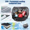 Backpack Cooler Insulated Leak Proof for Men Women 36 Cans Soft Cooler Backpack Insulated Waterproof Large Capacity Coolers Bag Portable for Lunch Camping Travel Picnic Hiking Black view 3