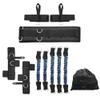 TwirlTide Boxing Resistance Bands Set Speed and Resistance Trainer Bands for Boxing Muay Thai Karate Combat, 150lbs, Blue view 1