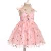 ABEWIP Toddler Baby Girls Tutu Dress Summer Sleeveless Princess Birthday Dresses Sequin Ruffle Tulle Sundress Light Pink 5-6Y view 3
