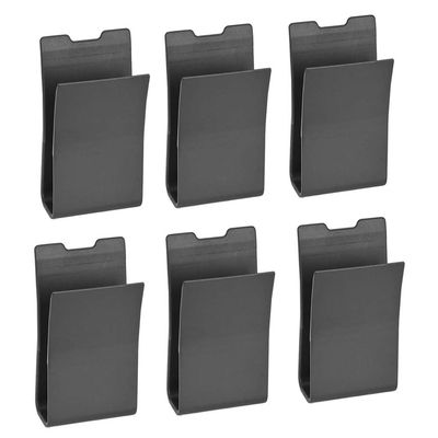 5.56 Mag Insert Nylon Wedge Magazine Pouch Inserts for Kydex M4 556 762 Mag Sheath Molle Mag Insert Set Clips Airsoft Equipment Gear (6 Packs)