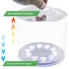 Inflatable Solar Lantern, 2PCS Waterproof Solar Camping Lantern with White LEDs, Portable Foldable Solar Lamp with Handle for Camping, Hiking, Travel, Backpacking, Emergency, Outdoor Camping Light view 3