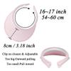 2 Pack Sun Visor Hats Women Men Clip On Wide Brim Visors Hat Outdoor Sports Golf Beach Travel Tennis Caps (Black+Light Pink) view 3