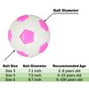 AYANICA Soccer Ball Size 3 4 5 Practice Training Gift Boys Girls Come with Pump and Needle view 2