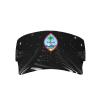 SwpWab Guam Flag Cool Breathable Fashionable Eye Protection Sunshade Top Hat Black view 1