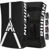 RIHEAN Martial Arts Kicking Shields - Kick Pad for Muay Thai, Taekwondo, Football, Basketball, Hockey Training - Denser Foam, Eco-Friendly PVC Leather Cover - Kick Shield Black view 1