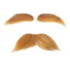 Honcloud Cosplay Mustache and Eyebrow Set for Adult Halloween Costume Accessories(Ginger) view 1