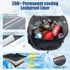 Backpack Cooler Insulated Leak Proof for Men Women 36 Cans Soft Cooler Backpack Insulated Waterproof Large Capacity Coolers Bag Portable for Lunch Camping Travel Picnic Hiking Blue view 3