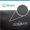 Oceansouth 4 Bow Bimini - 8ft Deluxe (Sand, Mounting Width 67"-72") Bows Frame Sun Shade Boat Waterproof Cover Boot Storage Strap Large Bow Big Fishing Pole Covers Beach view 2